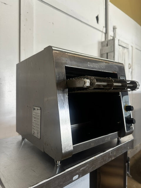 "STAR HOLMAN QCS-1-350" COUNTERTOP ELECTRIC CONVEYOR BUN/BREAD TOASTER,120V 1PH