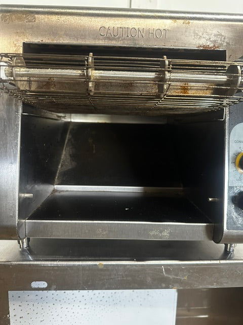 "STAR HOLMAN QCS-1-350" COUNTERTOP ELECTRIC CONVEYOR BUN/BREAD TOASTER,120V 1PH