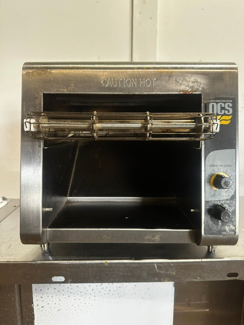 "STAR HOLMAN QCS-1-350" COUNTERTOP ELECTRIC CONVEYOR BUN/BREAD TOASTER,120V 1PH