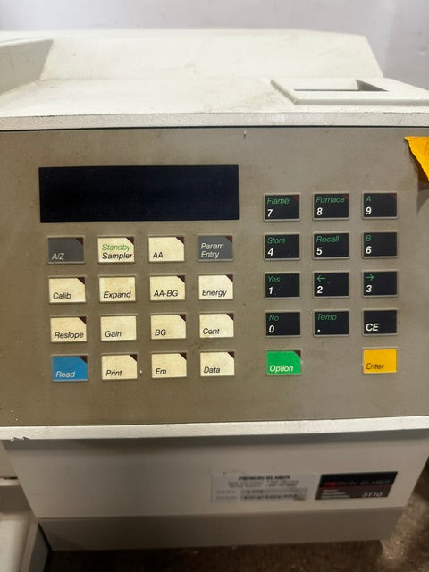 PERKIN ELMER MODEL 3110 ATOMIC ABSORPTION SPECTROMETER