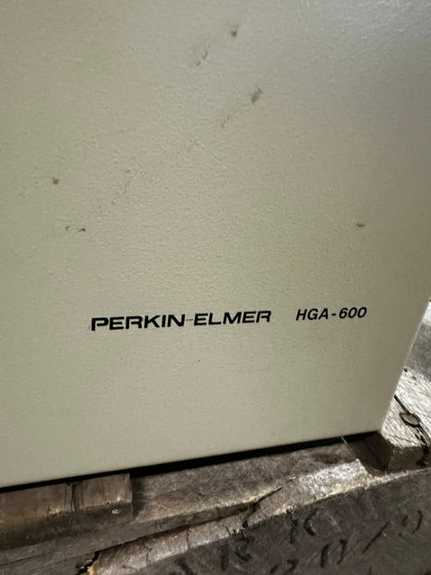 PERKIN-ELMER HGA 600 COMPUTER CONTROLLED GRAPHITE FURNACE SPECTROMETER