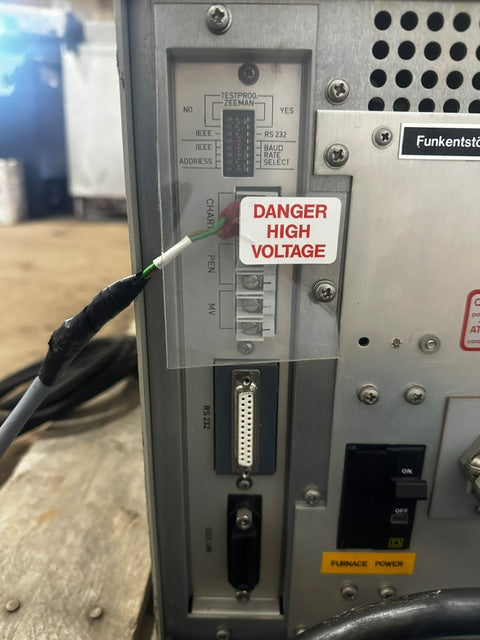 PERKIN-ELMER HGA 600 COMPUTER CONTROLLED GRAPHITE FURNACE SPECTROMETER
