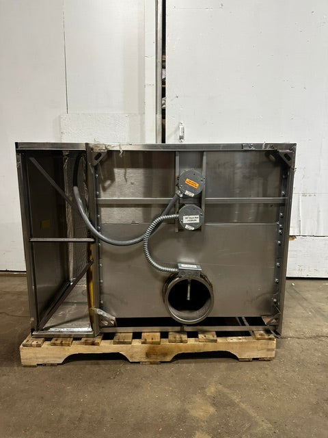 CAPTIVEAIRE SYSTEM 3624 ND-1 S.S TYPE I 48"W WALL EXHAUST HOOD, (OPEN BOX)