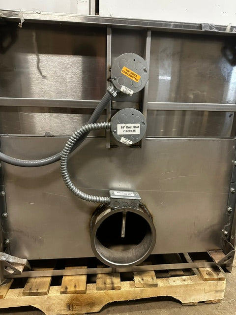 CAPTIVEAIRE SYSTEM 3624 ND-1 S.S TYPE I 48"W WALL EXHAUST HOOD, (OPEN BOX)