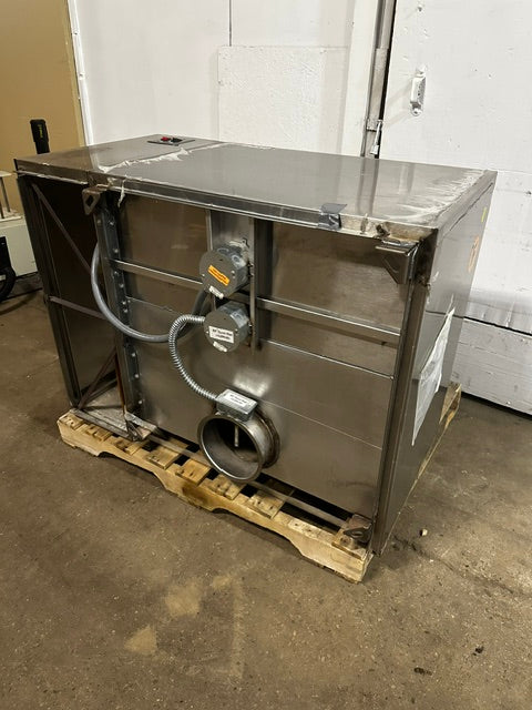 CAPTIVEAIRE SYSTEM 3624 ND-1 S.S TYPE I 48"W WALL EXHAUST HOOD, (OPEN BOX)