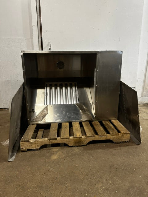 CAPTIVEAIRE SYSTEM 3624 ND-1 S.S TYPE I 48"W WALL EXHAUST HOOD, (OPEN BOX)
