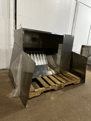 CAPTIVEAIRE SYSTEM 3624 ND-1 S.S TYPE I 48"W WALL EXHAUST HOOD, (OPEN BOX)