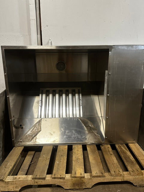 CAPTIVEAIRE SYSTEM 3624 ND-1 S.S TYPE I 48"W WALL EXHAUST HOOD, (OPEN BOX)