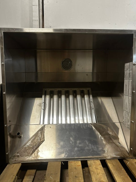 CAPTIVEAIRE SYSTEM 3624 ND-1 S.S TYPE I 48"W WALL EXHAUST HOOD, (OPEN BOX)