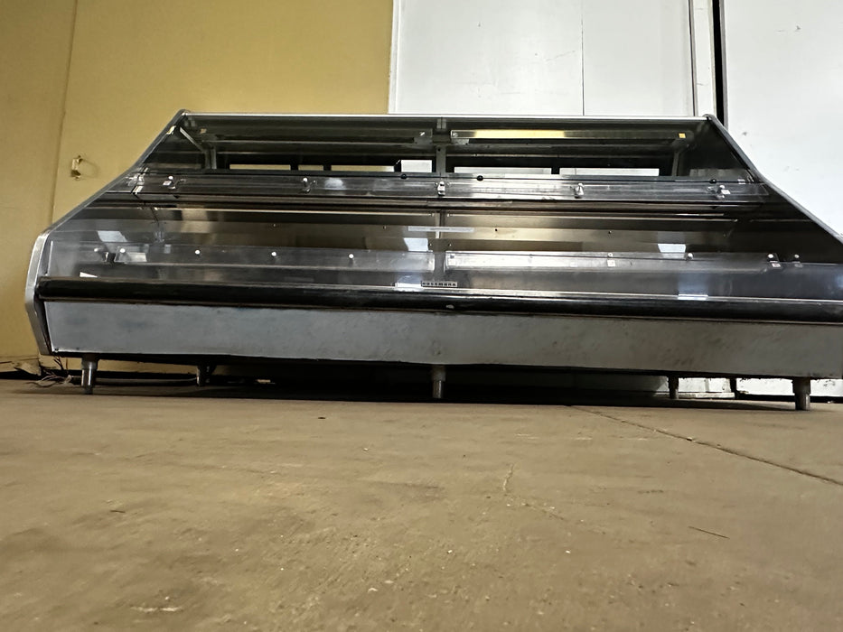 "HUSSMANN R3H-HF-8" H.D COMM DUAL SERVICE HOT FOOD DISPLAY CASE 98"W, 3PH