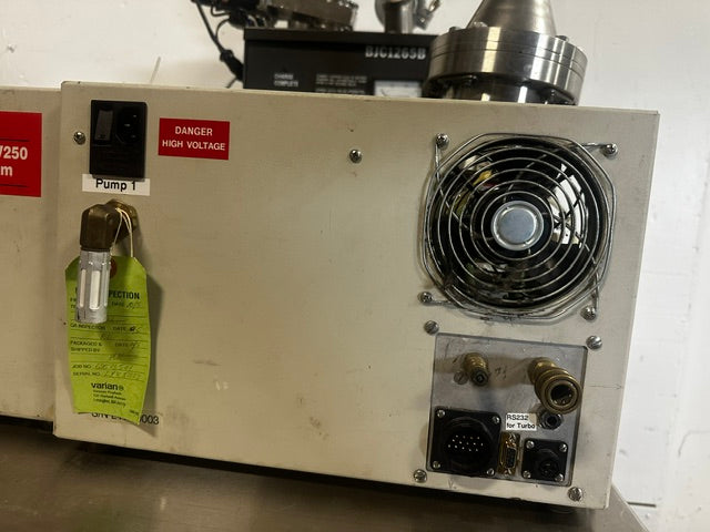VARIAN MINUTEMAN TURBO-V 250 DRY VACUUM W/GAST 87R647 FROM UNIVERSITY - Second Life-Equipment-#collection_name#