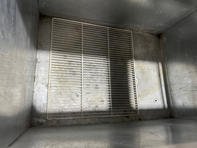 "MASTER-BILT"COMMERCIAL FLIP LID ICE CREAM DIPPING CABINET W/ TOPPING/SYRUP RAIL