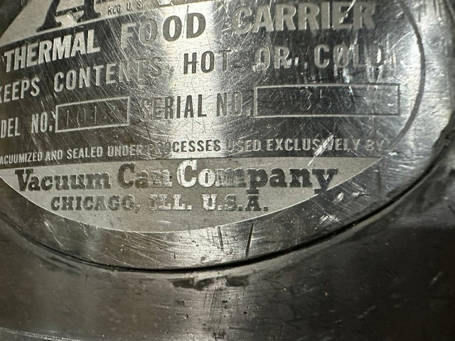 "AER VOID" MODEL 101 THERMAL FOOD CARRIER (HOT AND COLD)26"H x 14.5"W x 14.5"D