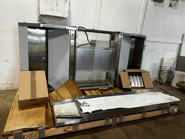 "HALTON MODEL MM-1" S.S EXHAUST HOOD for Lincoln & Middleby CONVEYOR PIZZA OVEN