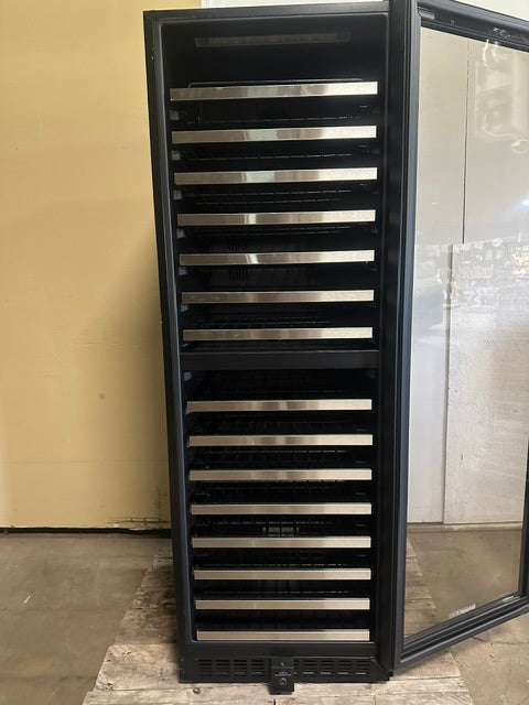 "VINOTEMP EL-142TSST" COMMERCIAL 155- BOTTLE DUAL ZONE LIGHTED WINE COOLER ,1PH