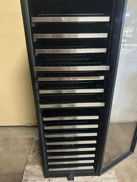 "VINOTEMP EL-142TSST" COMMERCIAL 155- BOTTLE DUAL ZONE LIGHTED WINE COOLER ,1PH