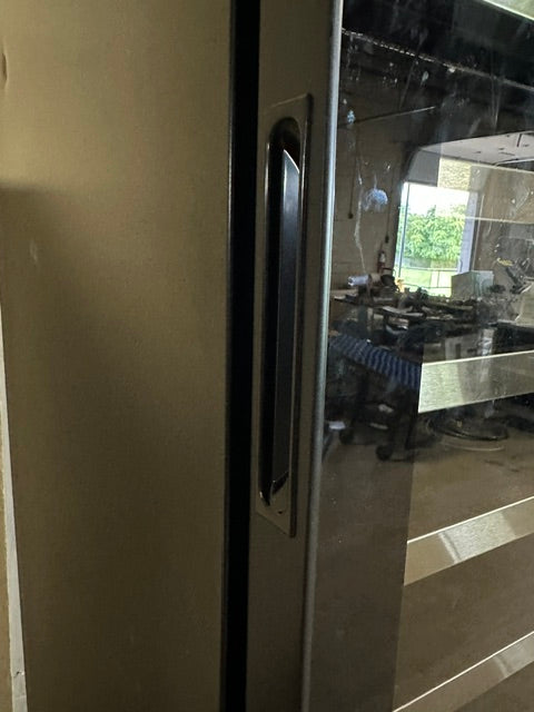 "VINOTEMP EL-142TSST" COMMERCIAL 155- BOTTLE DUAL ZONE LIGHTED WINE COOLER ,1PH