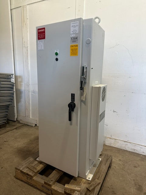 X-bar Automation electrical control drive servo panel with a E308M heat exchange