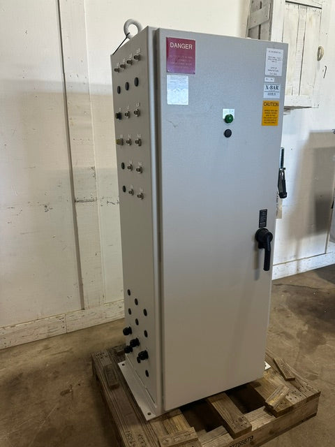 X-bar Automation electrical control drive servo panel with a E308M heat exchange