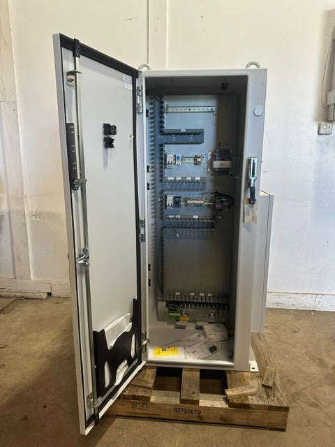 X-bar Automation electrical control drive servo panel with a E308M heat exchange