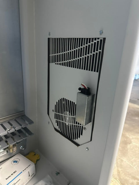 X-bar Automation electrical control drive servo panel with a E308M heat exchange
