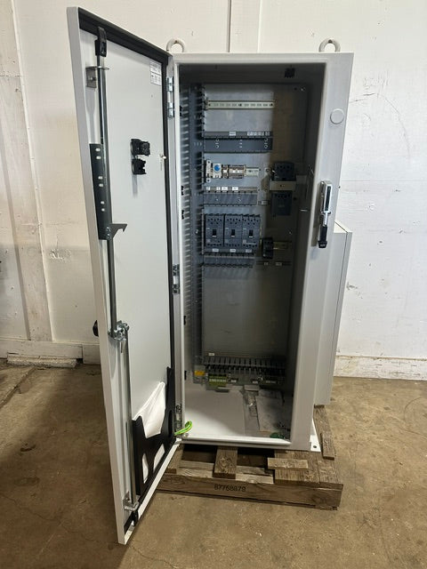 X-bar Automation electrical control drive servo panel with a E308M heat exchange