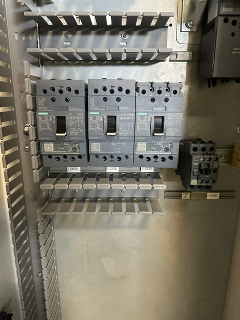 X-bar Automation electrical control drive servo panel with a E308M heat exchange