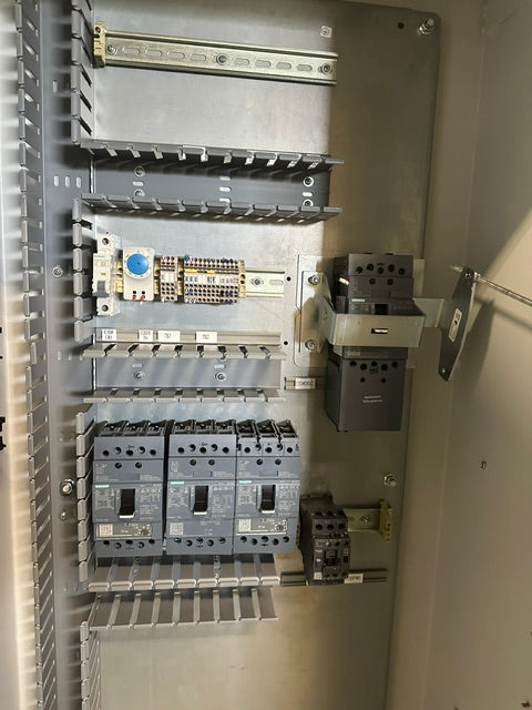 X-bar Automation electrical control drive servo panel with a E308M heat exchange