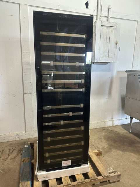 "VINOTEMP EL-142TSST" COMMERCIAL 155- BOTTLE DUAL ZONE LIGHTED WINE COOLER ,1PH