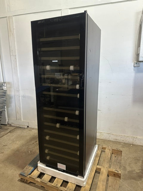 "VINOTEMP EL-142TSST" COMMERCIAL 155- BOTTLE DUAL ZONE LIGHTED WINE COOLER ,1PH