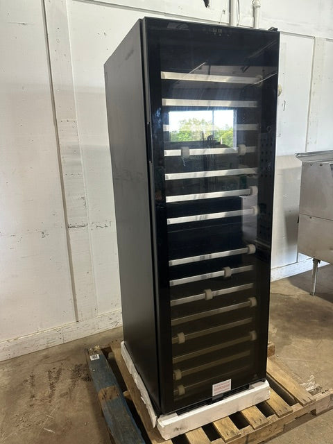 "VINOTEMP EL-142TSST" COMMERCIAL 155- BOTTLE DUAL ZONE LIGHTED WINE COOLER ,1PH