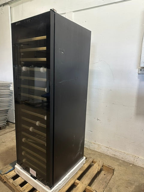 "VINOTEMP EL-142TSST" COMMERCIAL 155- BOTTLE DUAL ZONE LIGHTED WINE COOLER ,1PH