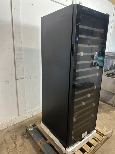 "VINOTEMP EL-142TSST" COMMERCIAL 155- BOTTLE DUAL ZONE LIGHTED WINE COOLER ,1PH