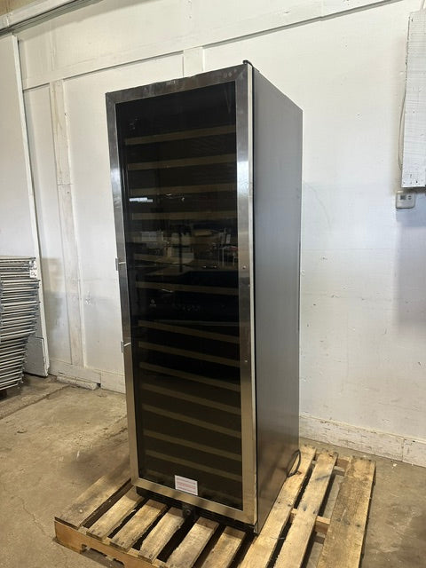 "VINOTEMP EL-142SDST" COMMERCIAL 155- BOTTLE DUAL ZONE LIGHTED WINE COOLER ,1PH