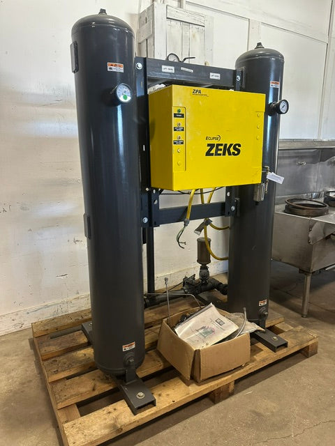 ZEKS Eclipse ZPA Series MODEL# 160ZPA1 Heatless Regenerative Desiccant Air Dryer