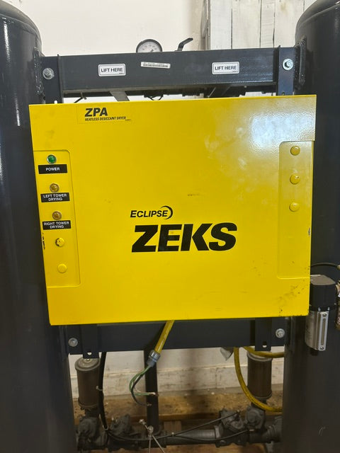 ZEKS Eclipse ZPA Series MODEL# 160ZPA1 Heatless Regenerative Desiccant Air Dryer