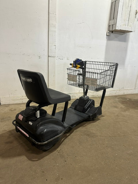 "MART CART MODEL 63" HANDICAP/SHOPPING CART RECHARABLE 550LB MAX W/ *NEW BATTERY