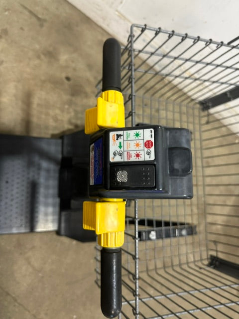 "MART CART MODEL 63" HANDICAP/SHOPPING CART RECHARABLE 550LB MAX W/ *NEW BATTERY