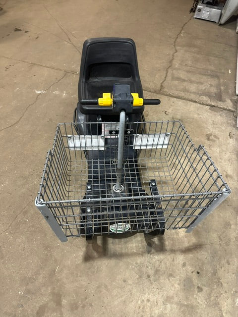 "MART CART MODEL 63" HANDICAP/SHOPPING CART RECHARABLE 550LB MAX W/ *NEW BATTERY