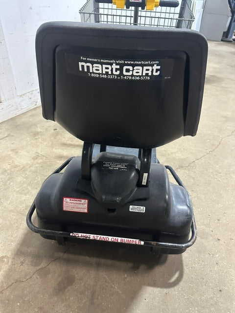 "MART CART MODEL 63" HANDICAP/SHOPPING CART RECHARABLE 550LB MAX W/ *NEW BATTERY