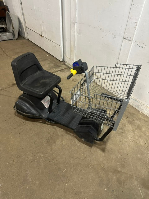 "MART CART MODEL 63" HANDICAP/SHOPPING CART RECHARABLE 550LB MAX W/ *NEW BATTERY
