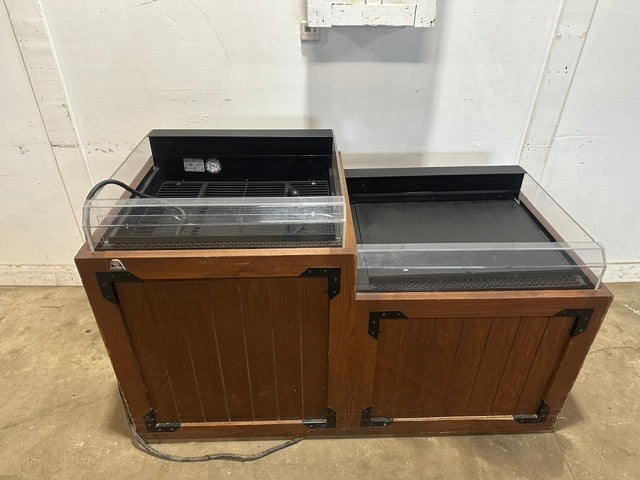 "SOUTHERN CASE ARTS SARBIN02" 2 SECTION REFRIGERATED PRODUCE MERCHANDISER 1PH