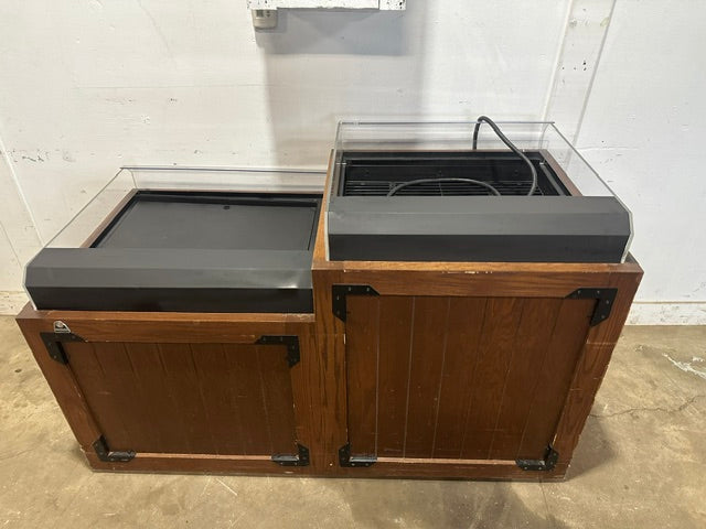 "SOUTHERN CASE ARTS SARBIN02" 2 SECTION REFRIGERATED PRODUCE MERCHANDISER 1PH