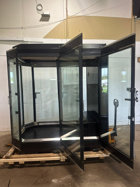 "BORGEN SYSTEM RR80"REMOTE UNIT LIGHTED 80"W FLORAL DISPLAY CASE 120V 1PH
