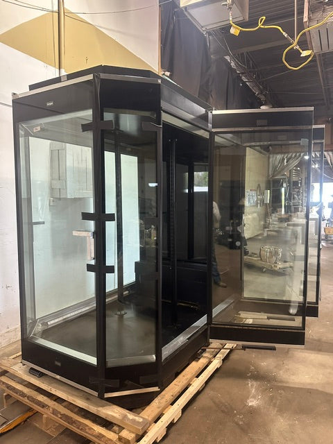 "BORGEN SYSTEM RR80"REMOTE UNIT LIGHTED 80"W FLORAL DISPLAY CASE 120V 1PH