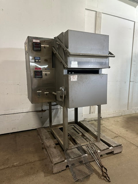 CRESS C2121/942 Industrial Dual Chamber Electric Heat Treat Furnace  Oven, 3PH