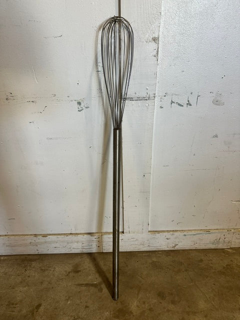 HEAVY DUTY COMMERCIAL STAINLESS STEEL48"L WHISK FOR MIXER, BAKERY USED