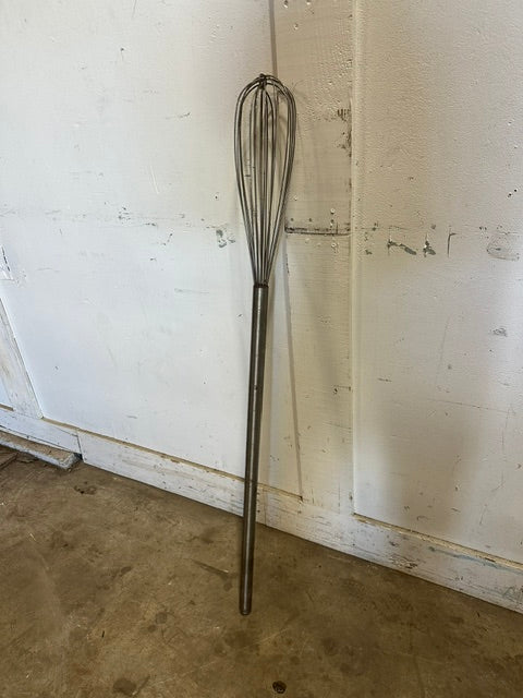 HEAVY DUTY COMMERCIAL STAINLESS STEEL48"L WHISK FOR MIXER, BAKERY USED