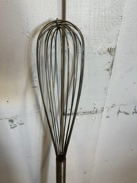 HEAVY DUTY COMMERCIAL STAINLESS STEEL48"L WHISK FOR MIXER, BAKERY USED