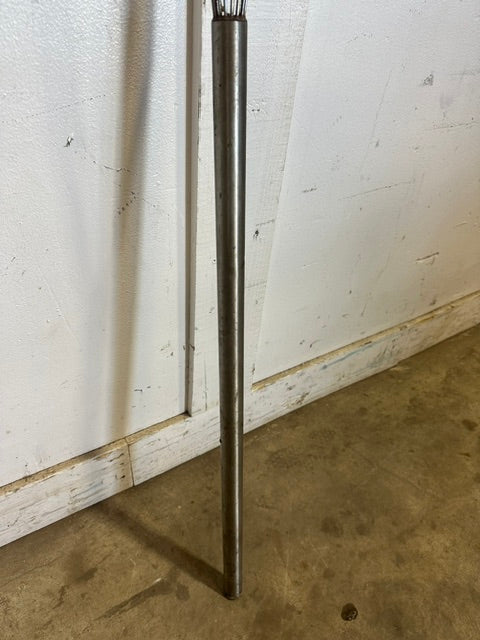 HEAVY DUTY COMMERCIAL STAINLESS STEEL48"L WHISK FOR MIXER, BAKERY USED